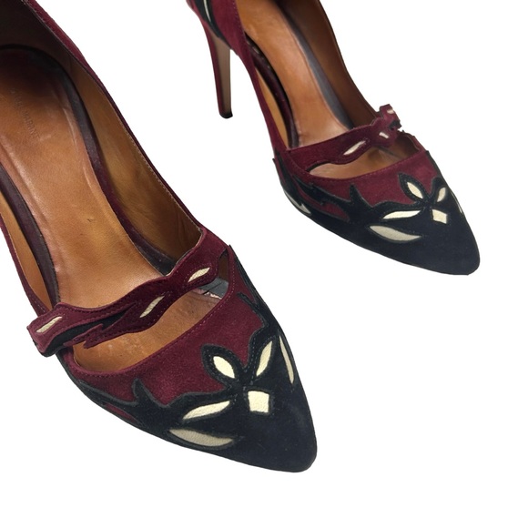 Isabel Marant Kylie Suede Flower Applique Heels *Read* - Picture 5 of 14